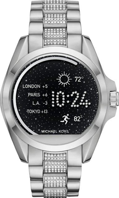 michael kors smartwatch silver|michael kors smart watch clearance.